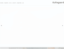 Tablet Screenshot of kullegaard.dk